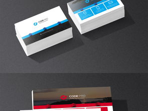 四色時(shí)尚公司商務(wù)名片設(shè)計(jì) 專(zhuān)業(yè)模板與高清PSD素材下載指南